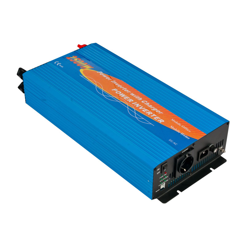 2500w-os inverter akkumulátortöltővel