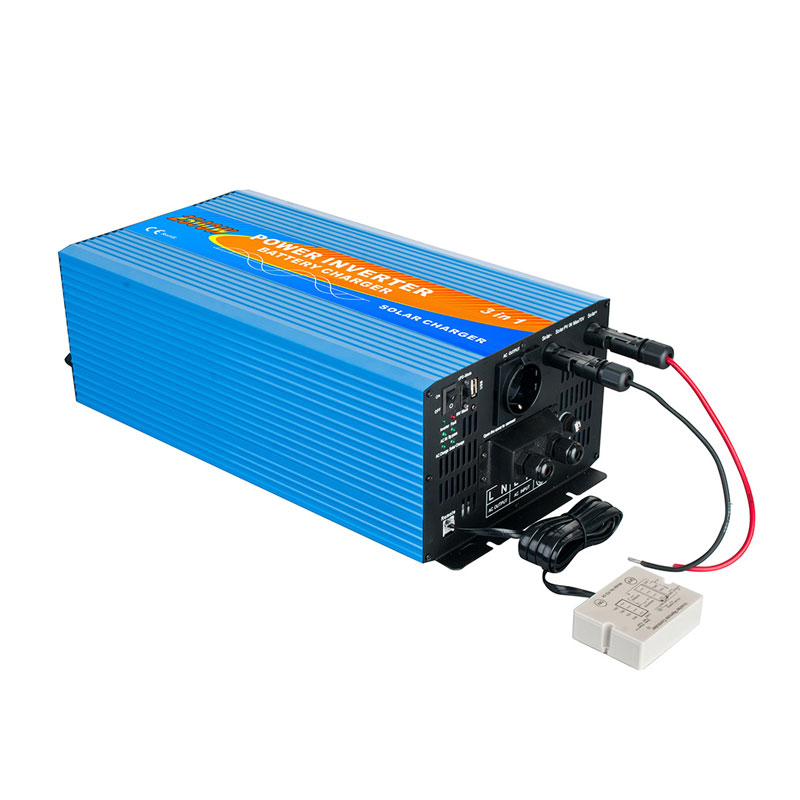 2500w-os inverter MPPT töltővel